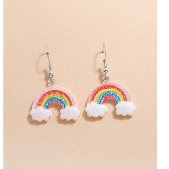 Rainbow Drop Earrings - Picture 5 of 5